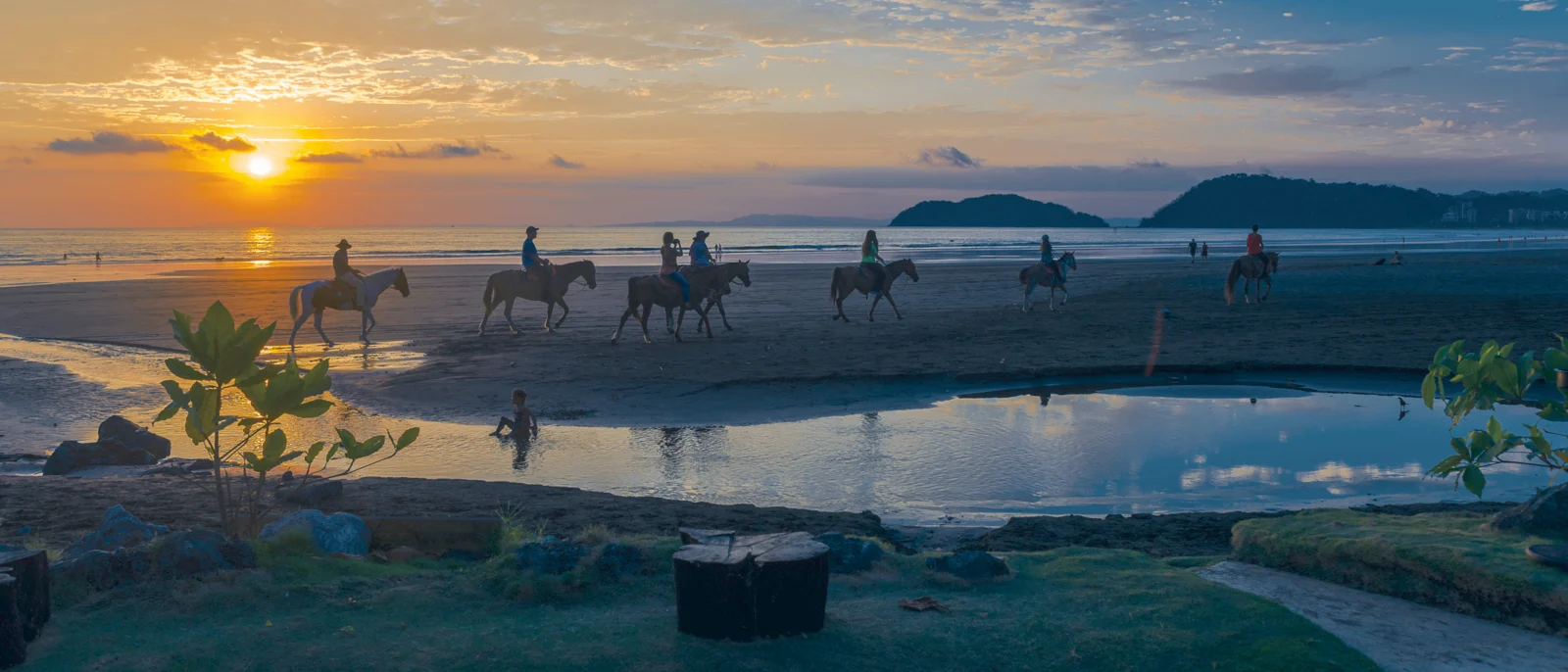 Sunset Horseback Riding